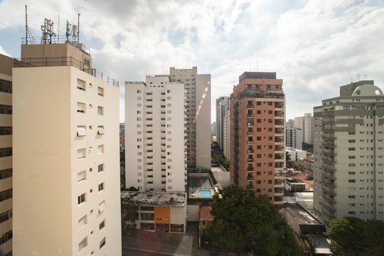 Vista do Quarto de apartamento para alugar com 2 quartos, 65m² em Vila Clementino, São Paulo