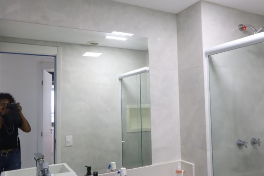 Banheiro de apartamento à venda com 2 quartos, 67m² em Vila Prudente, São Paulo