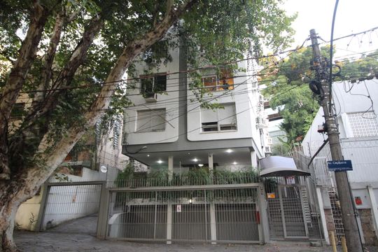 Fachada de apartamento à venda com 2 quartos, 85m² em Petrópolis, Porto Alegre