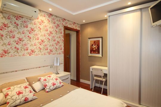 Suíte 1 de apartamento à venda com 2 quartos, 85m² em Petrópolis, Porto Alegre