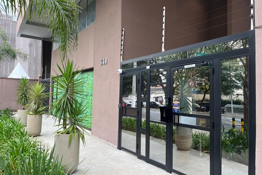 Fachada do Prédio de apartamento à venda com 1 quarto, 36m² em Pompeia, São Paulo