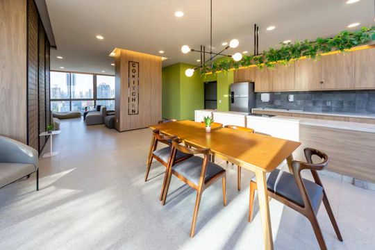 Área comum de apartamento à venda com 1 quarto, 27m² em Jardim das Acacias, São Paulo