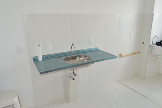 Cozinha de apartamento para alugar com 2 quartos, 43m² em (o-16), Ribeirão Preto