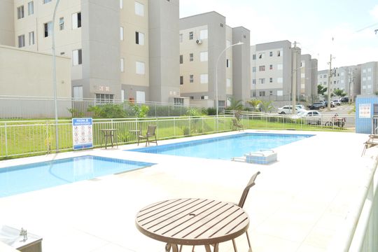 Área comum - Piscina de apartamento para alugar com 2 quartos, 43m² em (o-16), Ribeirão Preto
