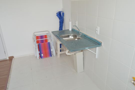 Cozinha de apartamento para alugar com 2 quartos, 43m² em (o-16), Ribeirão Preto