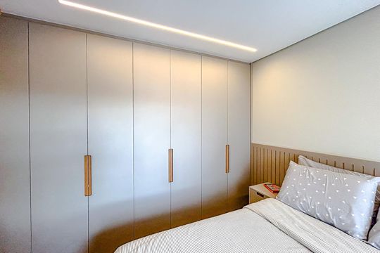 Quarto 1 - Suíte de apartamento à venda com 3 quartos, 79m² em Chácara Seis de Outubro, São Paulo