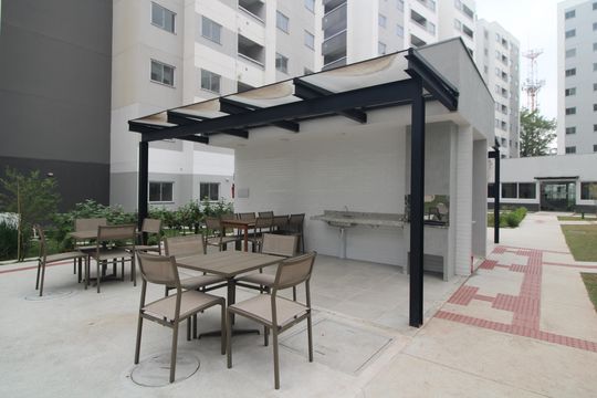 Área comum - Churrasqueira de apartamento para alugar com 2 quartos, 42m² em Vila Socorro, São Paulo