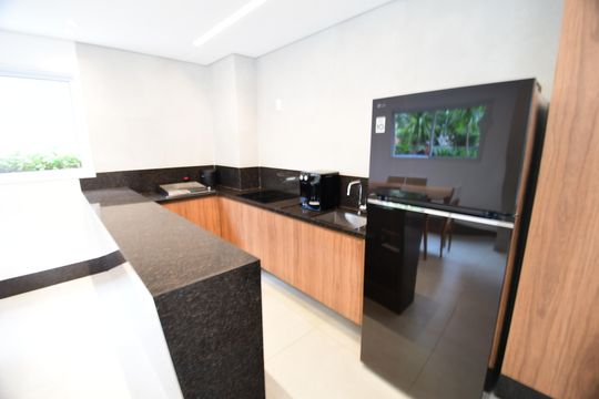 Espaço Gourmet de apartamento à venda com 2 quartos, 60m² em Cambuí, Campinas