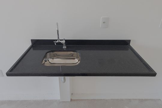 Cozinha de kitnet/studio à venda com 1 quarto, 25m² em Pinheiros, São Paulo