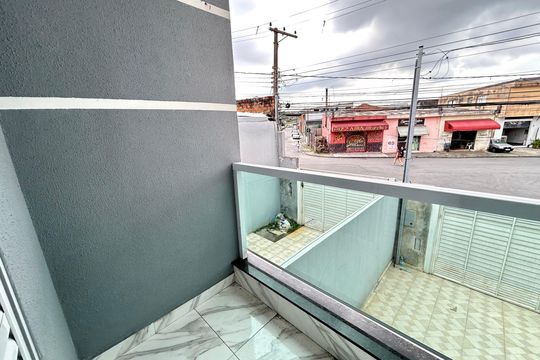 Varanda da Suíte de casa à venda com 3 quartos, 100m² em Vila Barros, Guarulhos