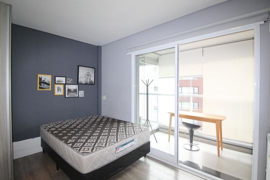 Suíte  de apartamento para alugar com 1 quarto, 27m² em Vila Olímpia, São Paulo