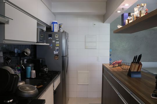 Cozinha de apartamento para alugar com 2 quartos, 62m² em Vila Anglo Brasileira, São Paulo