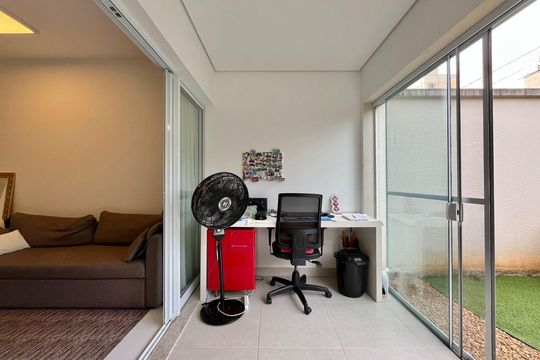 Varanda de apartamento à venda com 1 quarto, 124m² em Centro, Campinas