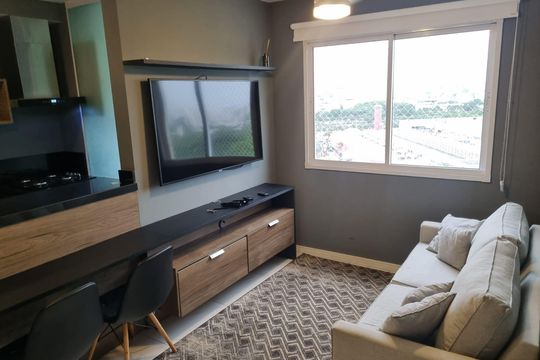 Sala de apartamento à venda com 1 quarto, 31m² em Água Branca, São Paulo