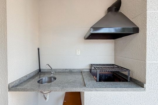 Varanda Gourmet de apartamento à venda com 3 quartos, 76m² em Vila São José (Ipiranga), São Paulo