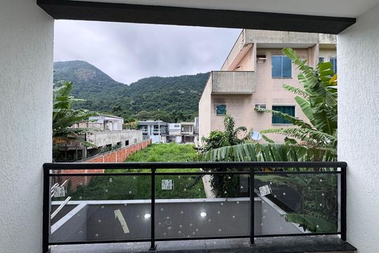 Suíte 1 - Varanda de casa de condomínio à venda com 4 quartos, 410m² em Recreio dos Bandeirantes, Rio de Janeiro