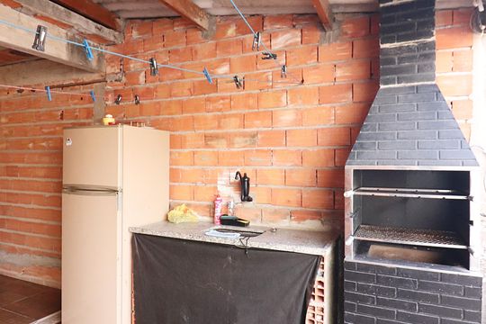 Espaço Gourmet de casa à venda com 3 quartos, 118m² em Montanhão, São Bernardo do Campo