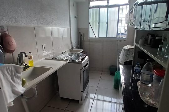 Cozinha de apartamento à venda com 2 quartos, 44m² em Anil, Rio de Janeiro