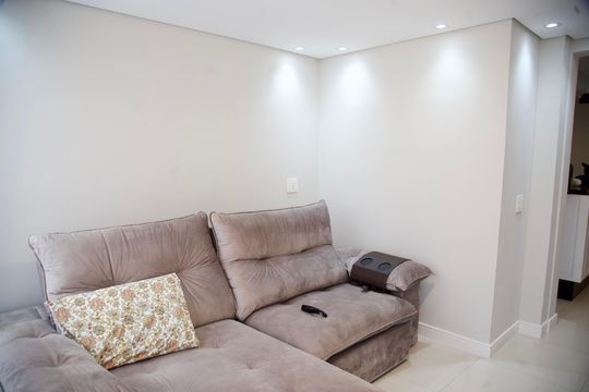 Sala de apartamento à venda com 1 quarto, 80m² em Campo Belo, São Paulo