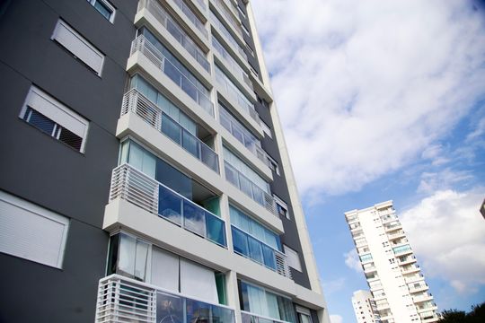Fachada do Prédio de apartamento à venda com 1 quarto, 80m² em Campo Belo, São Paulo