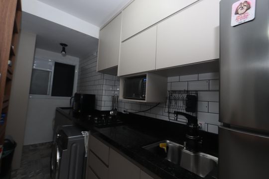 Cozinha de apartamento à venda com 2 quartos, 51m² em Vila Bela, São Paulo
