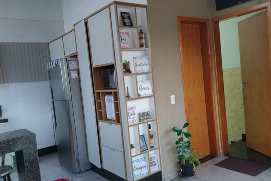 Cozinha de apartamento à venda com 2 quartos, 90m² em Vila Apiai, Santo André