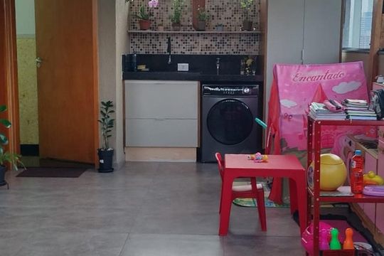 Área de serviço de apartamento à venda com 2 quartos, 90m² em Vila Apiai, Santo André