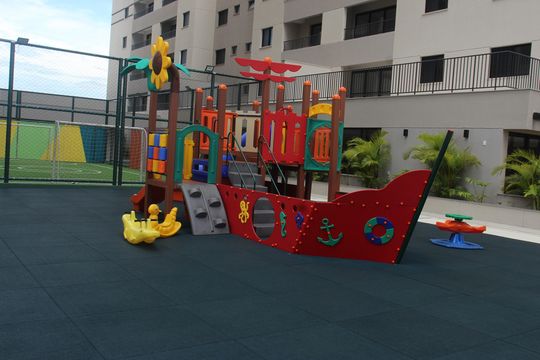 Área comum - Playground de apartamento à venda com 2 quartos, 58m² em Setor Central, Goiânia