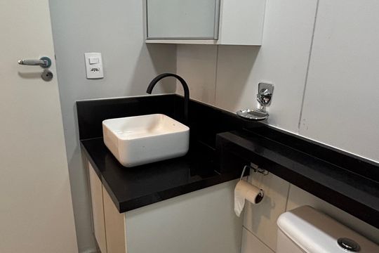 Banheiro de apartamento para alugar com 2 quartos, 42m² em Jardim, Santo André