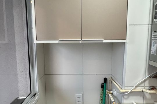 Área de Serviço de apartamento para alugar com 2 quartos, 42m² em Jardim, Santo André