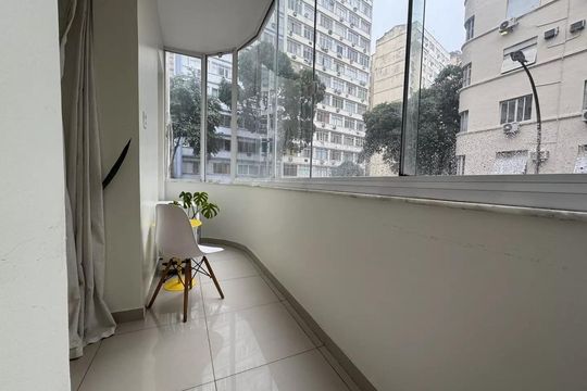 Varanda de apartamento à venda com 3 quartos, 152m² em Copacabana, Rio de Janeiro