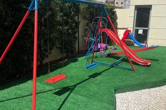 Área comum de apartamento à venda com 2 quartos, 56m² em Panamby, São Paulo