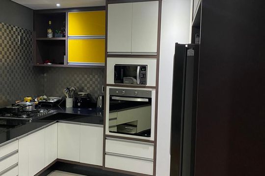 Cozinha de casa à venda com 2 quartos, 139m² em Vila Eldizia, Santo André