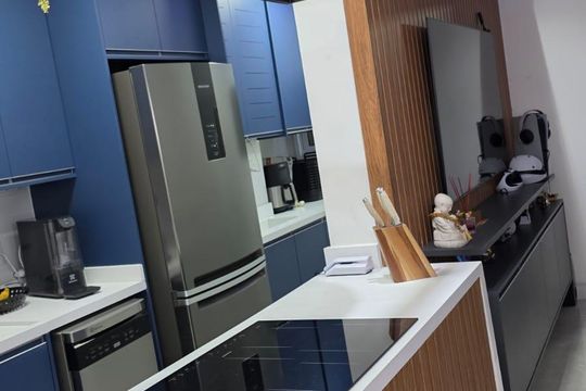 Cozinha de apartamento à venda com 2 quartos, 69m² em Vila Mascote, São Paulo
