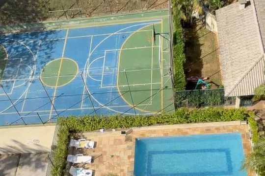 Vista de apartamento à venda com 2 quartos, 65m² em Jardim Ubirajara, São Paulo