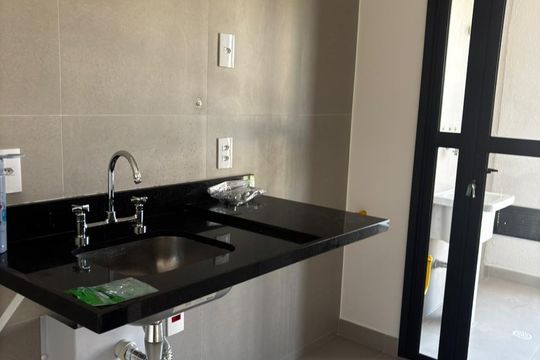 Cozinha de apartamento à venda com 2 quartos, 41m² em Barra Funda, São Paulo