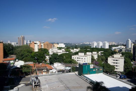 Vista da Varanda de apartamento à venda com 2 quartos, 98m² em Pinheiros, São Paulo