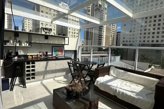 Área externa de apartamento para alugar com 2 quartos, 100m² em Setor Bueno, Goiânia