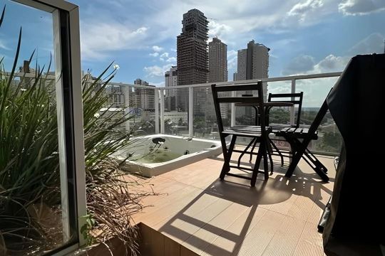 Área externa de apartamento para alugar com 2 quartos, 100m² em Setor Bueno, Goiânia