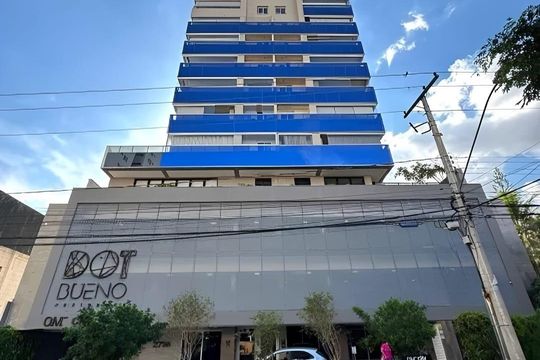 Fachada de apartamento para alugar com 2 quartos, 100m² em Setor Bueno, Goiânia