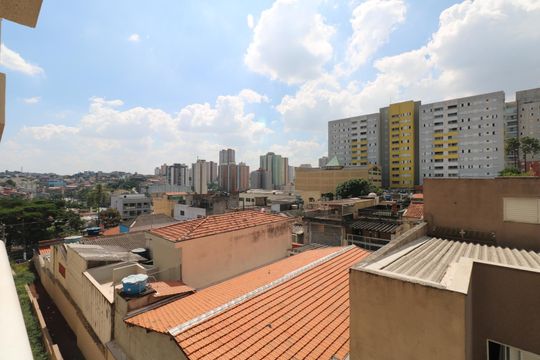 Varanda de apartamento à venda com 2 quartos, 53m² em Centro, Diadema