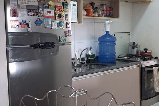 Cozinha de apartamento à venda com 3 quartos, 68m² em Vila Barros, Barueri