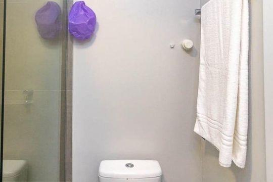 Banheiro de apartamento para alugar com 1 quarto, 40m² em Rio Branco, Porto Alegre