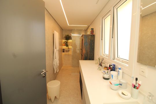 Banheiro da Suíte 2 de apartamento à venda com 2 quartos, 180m² em Vila Mariana, São Paulo