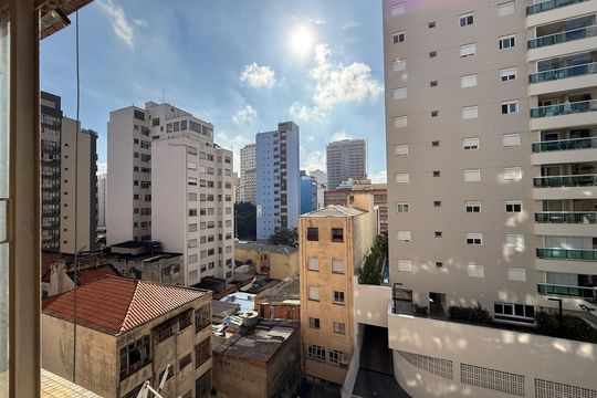 vista quarto 02 de apartamento para alugar com 2 quartos, 53m² em Vila Buarque, São Paulo