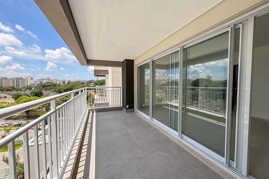 Varanda de apartamento à venda com 4 quartos, 157m² em Vila Anastácio, São Paulo
