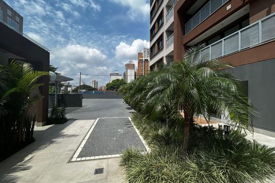 Área externa de apartamento para alugar com 1 quarto, 36m² em Botafogo, Campinas