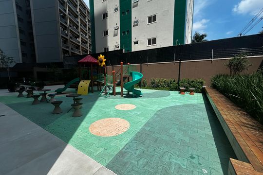 Área externa de apartamento para alugar com 1 quarto, 36m² em Botafogo, Campinas