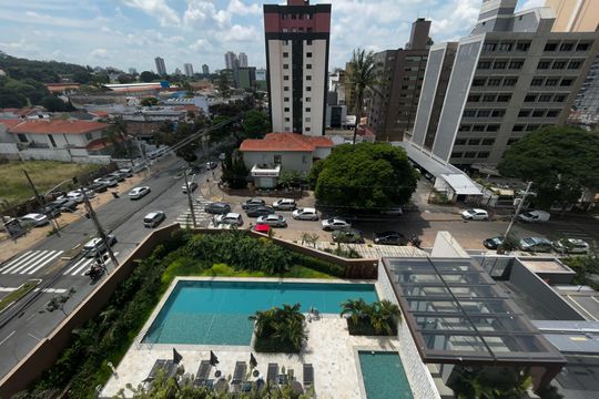 Vista da janela de apartamento para alugar com 1 quarto, 36m² em Botafogo, Campinas