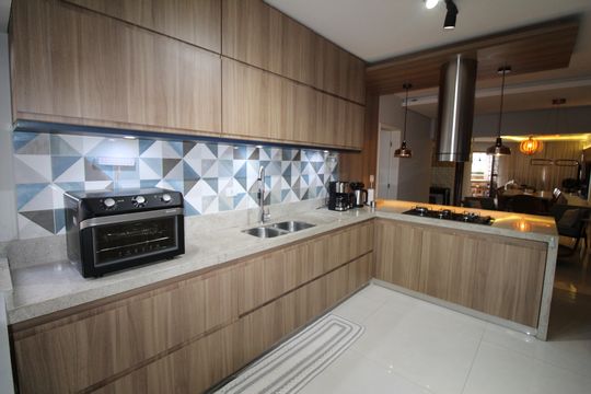 Cozinha de apartamento para alugar com 4 quartos, 220m² em Vila Gaianazes, São José dos Campos